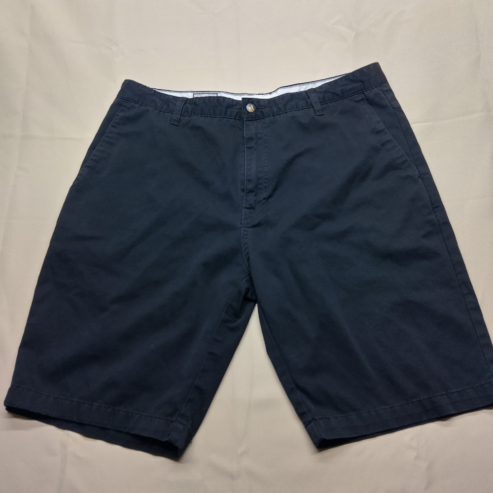Volcom Frickin Modern Fit Chino Shorts Mens 36 Black Walkshorts Skate Cotton